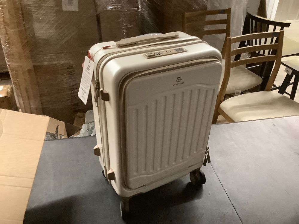 22x14x9" Carry On Suitcase Hardside TSA Lock USB C Port Lightweight Luggage Silent Double Spinner Wheels Maximum Overhead Carry-On Bag For American & United Approved Airlines - Image 3 - Lot 7130