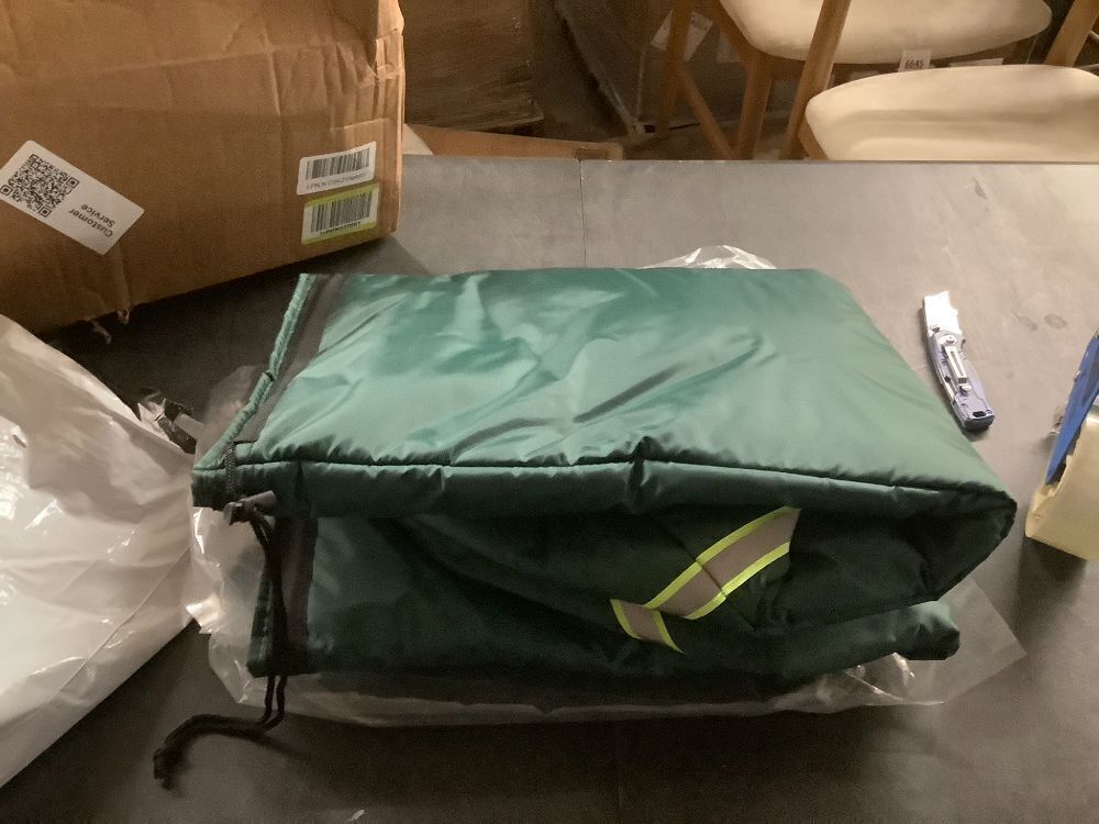Green Well Pump Cover (Protects Down to 5°F), Round Insulated Well Pump Cover, Decorative Well Pump Covers with Reflective Strips,Hide Your Water Well Pump Head and Improve Curb Appeal (16"Dia x 32"H) - Image 2 - Lot 7131