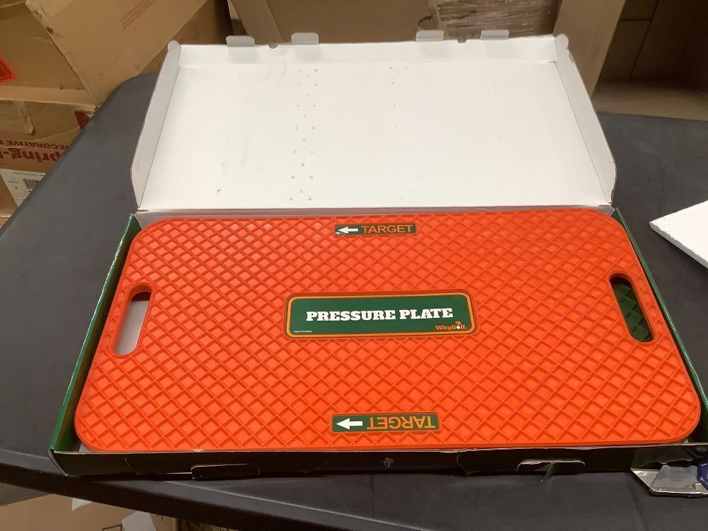 WHYGOLF Swing Trainer Pressure Plate with Power Wedge – Improve Weight Shift, Balance & Accuracy – Golf Training Aid for Increased Power & Control – Teaching Tool for Club Practice & Drills - Image 2 - Lot 7157