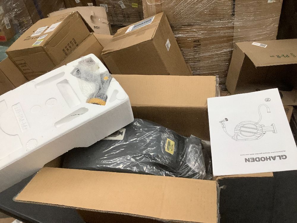 Retractable Garden Hose Reel 1/2 in x 115 ft, 2025 Upgraded Dual Ratchet Lock UV & Freeze Protection Brass Seal Slow Retraction Anti-Tangle Hose - Image 2 - Lot 7159