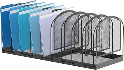 SUPEASY File Organizer for Desk, 9-Section Mesh Desk Organizer, - Lot 7510