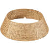 Woven Hyacinth Christmas Holiday Tree Collar - 24in - Thumbnail 1