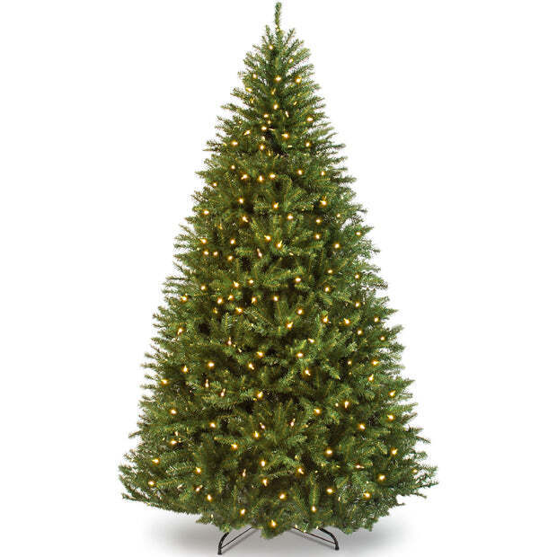 Pre-Lit Hinged Douglas Artificial Christmas Tree w/ Stand - Image 1 - Lot 7307