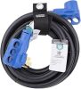 Electric World RV 50 Amp 15' Heavy Duty Extension Cord | Designed for 50 Amp Service | Weatherproof Housing | Finger Grip Handles - Thumbnail 1