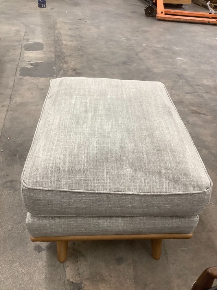 Timber 31" Ottoman - Rain Cloud - Image 2 - Lot 10060