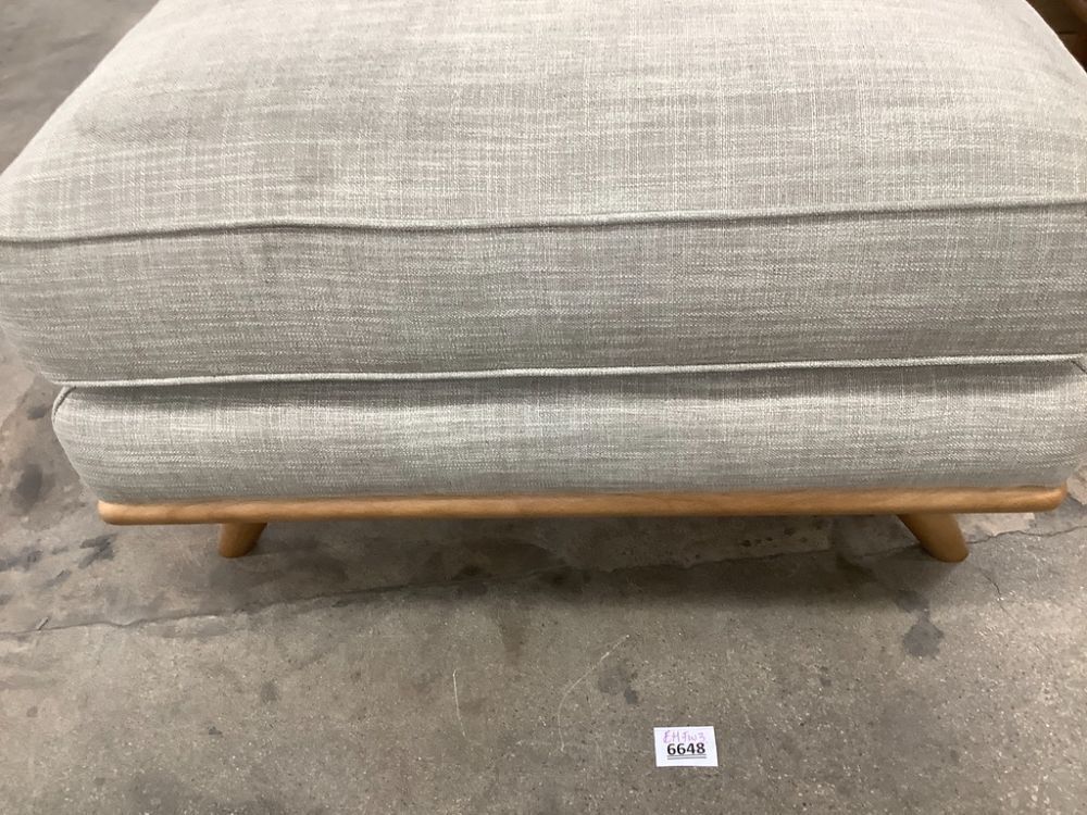 Timber 31" Ottoman - Rain Cloud - Image 3 - Lot 10060