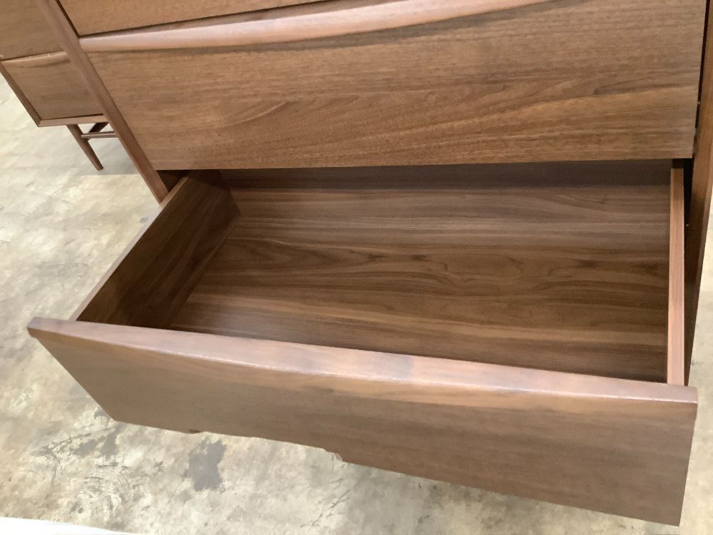 Lenia 4-Drawer Chest - Walnut - Image 3 - Lot 10061