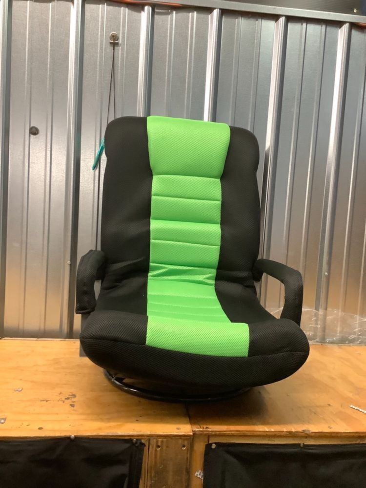 Gaming Floor Chair w/ 360-Degree Swivel, Armrest, Adjustable Backrest - Image 2 - Lot 10084