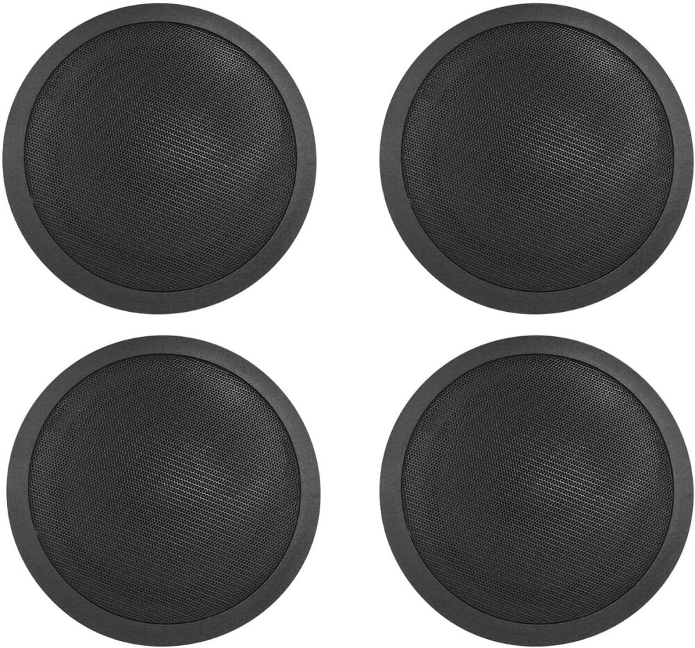 Rockville CCL6T (4) 70V 6" Commercial Ceiling Speakers, Paintable Grills, Easy Install, Custom Power Taps, Perfect for Restaurants/Offices - Image 1 - Lot 10086