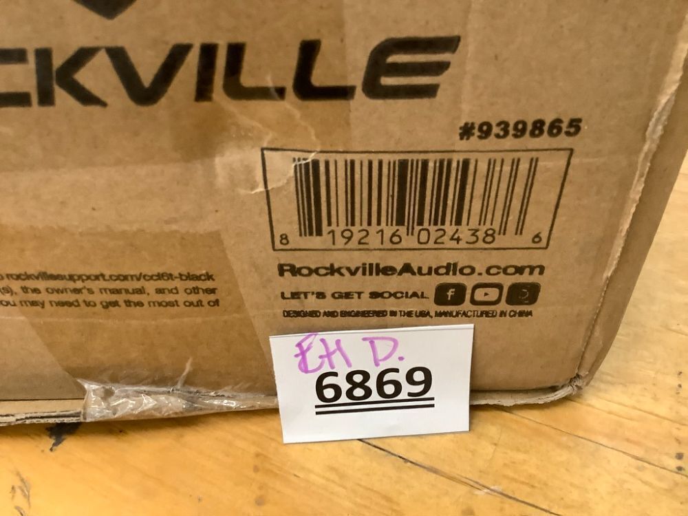 Rockville CCL6T (4) 70V 6" Commercial Ceiling Speakers, Paintable Grills, Easy Install, Custom Power Taps, Perfect for Restaurants/Offices - Image 6 - Lot 10086