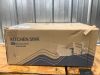 24x18 Inch Undermount Kitchen Sink Nano Black,18 Gauge Stainless Steel Single Bowl Kitchen Sink 9 Inch Deep Bowl Sink Undermount, 24"x18"x9" - Thumbnail 3