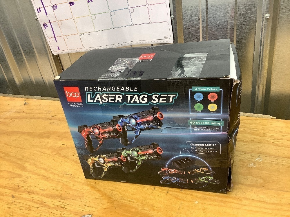Set of 4 Rechargeable Laser Tag Blasters w/ Docking Station, No Vests Needed - Image 3 - Lot 10109