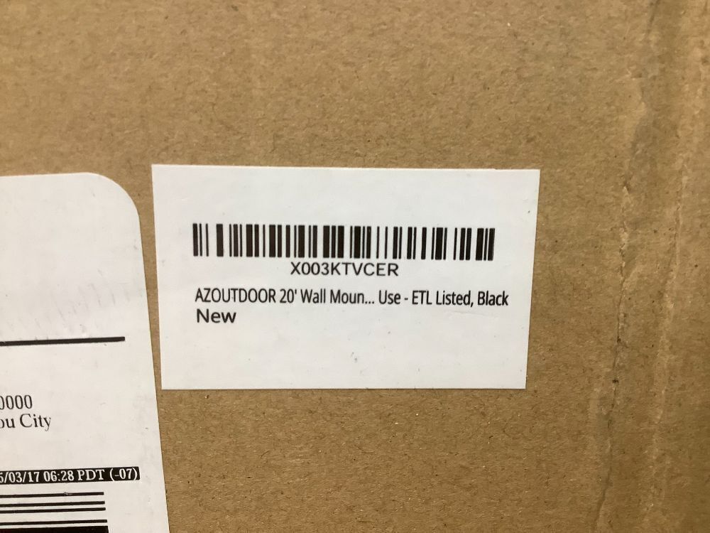 20” Wall Mount Fan 7000 CFM High Velocity Wall Industrial Fan 120° Oscillating Fans 3-Speed for Household, Commercial Use - ETL Listed, Black - Image 4 - Lot 10100