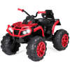 12V Kids Ride-On 4-Wheeler Quad ATV Car w/ 3.7mph Max, Bluetooth, Headlights - Thumbnail 1