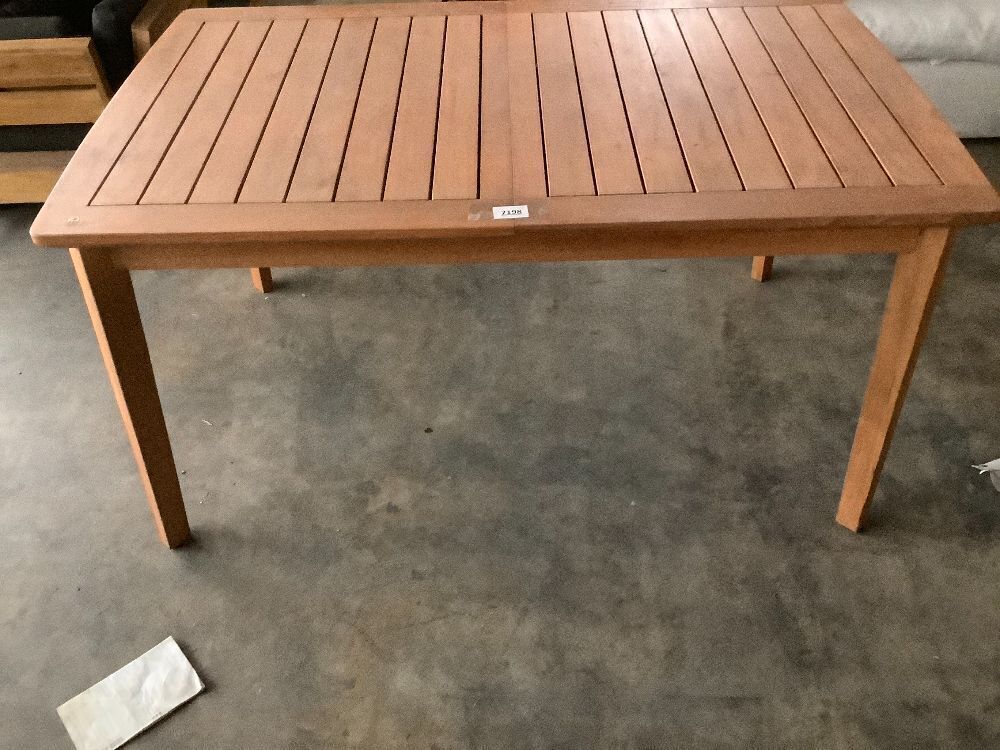 Outdoor Wood Table - Image 1 - Lot 7198