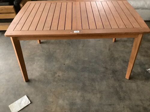 Outdoor Wood Table - Lot 7198