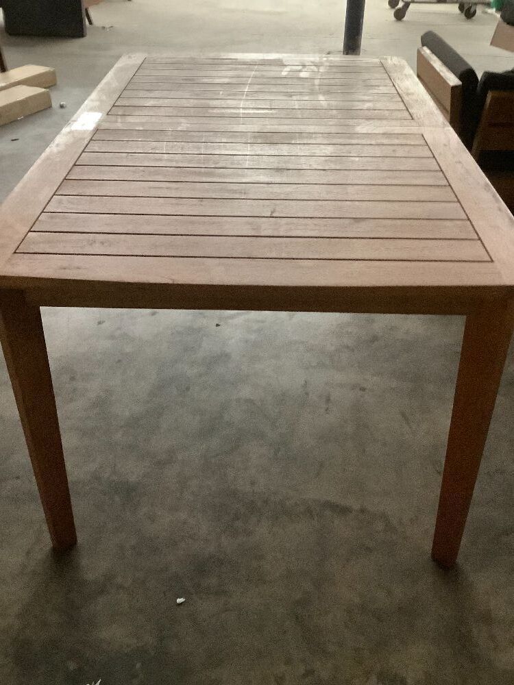 Outdoor Wood Table - Image 3 - Lot 7198