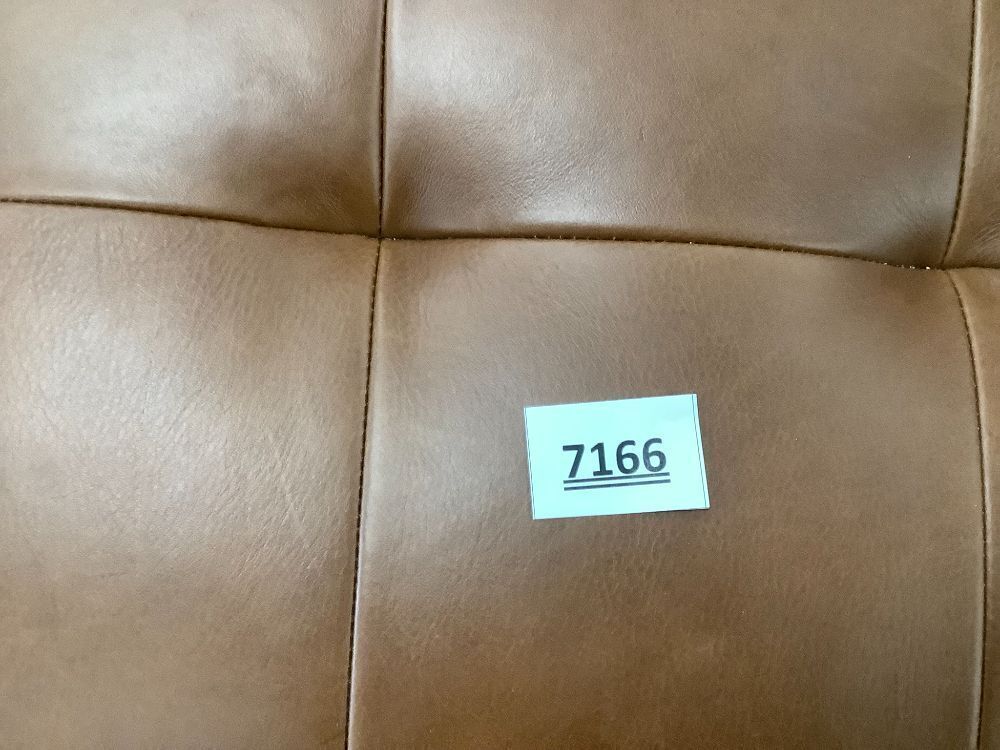 Leather Ottoman - Image 2 - Lot 7166