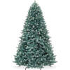 Pre-Lit Blue Spruce Christmas Tree w/ Foldable Base, Incandescent Lights - Thumbnail 1