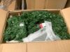 Pre-Lit Artificial Fir Christmas Wreath w/ Red Bow, LED Lights - Thumbnail 2