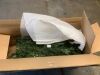 Pre-Lit Snow Flocked Artificial Pencil Christmas Tree - Thumbnail 2