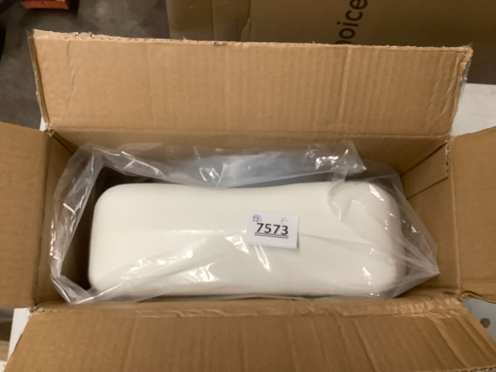 HealthSmart Enhanced Comfort 5" Raised (Round) Toilet Seat Risers for Seniors 5 Slip Resistant Pads FSA/HSA Eligible Padded Toilet Seat Elevation 15.7 x 15.2 x 6.1 - Image 2 - Lot 7573