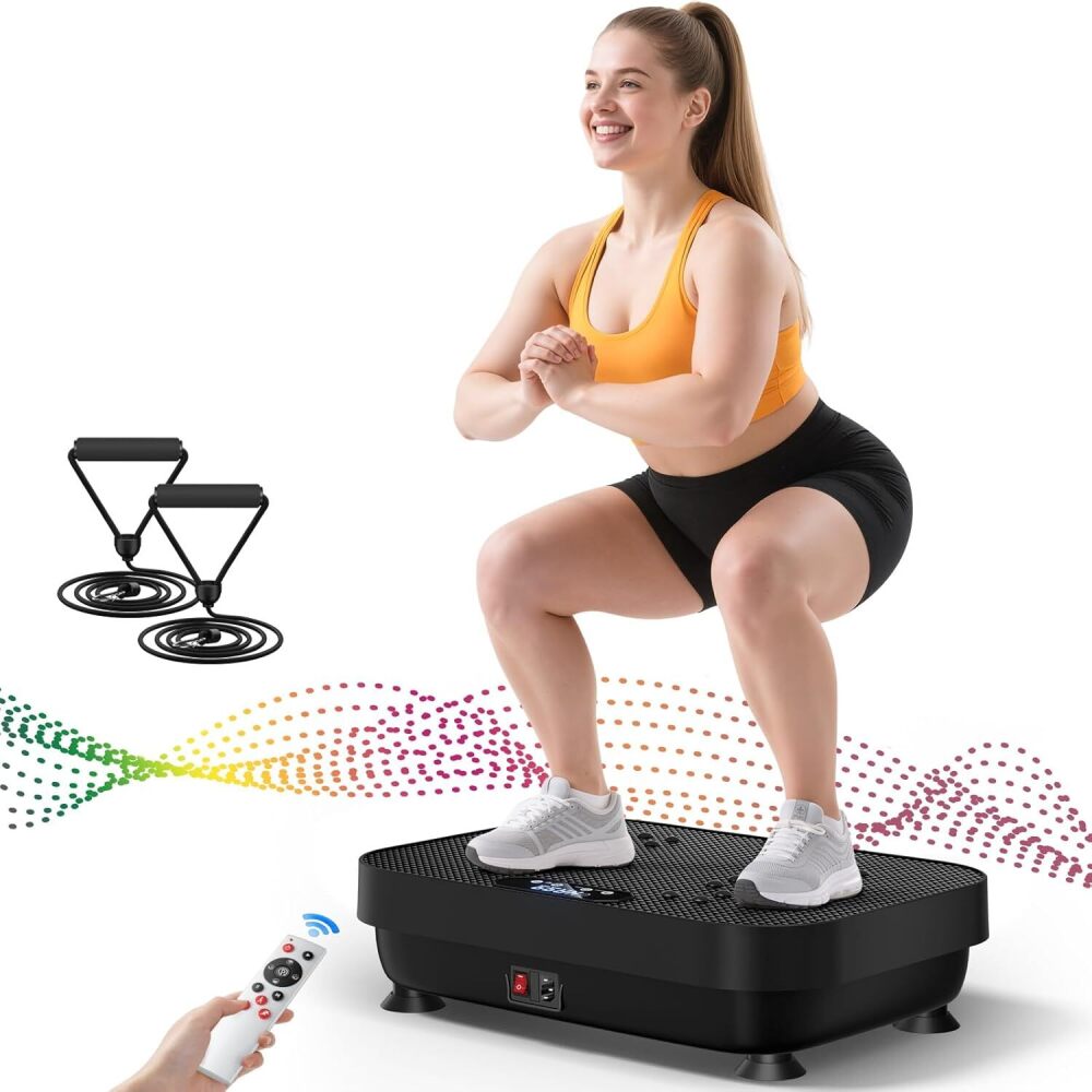 SEDOZIK Vibration Plate Exercise Machine, 2025 Upgraded Fitness Vibrating Lymphatic Drainage Full Body Workout Shaker for Weight Loss, Featuring a 330 Lbs Capacity Vibrate Fitness Platform with 8 Modes - Image 1 - Lot 7578