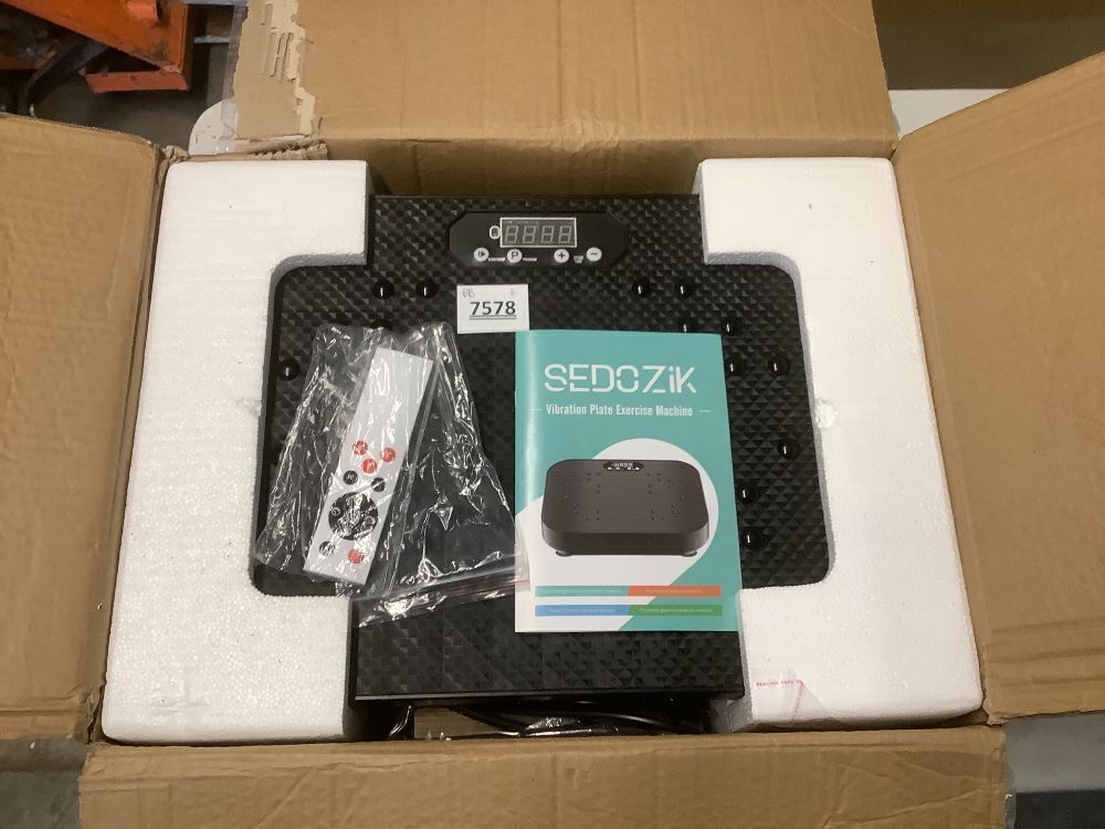 SEDOZIK Vibration Plate Exercise Machine, 2025 Upgraded Fitness Vibrating Lymphatic Drainage Full Body Workout Shaker for Weight Loss, Featuring a 330 Lbs Capacity Vibrate Fitness Platform with 8 Modes - Image 2 - Lot 7578
