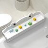 MMIOFANT Splash Guard for Bath Tub-Bathtub Caddy Tray with Play Shelf-Bathtub Shelf Over Tub for Kids' Toy-Bathroom Toy Organizers and Storage-Bath Side Table Toy Holder for Kid Baby Toddlers (White) - Thumbnail 5