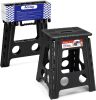 ACSTEP Folding Step Stool 16 Inch Heavy Duty Step Stool Foldable for Adults and Kids, Collapsible Stepping Stool with Handle, Non Slip Folding Stools for... - Thumbnail 1