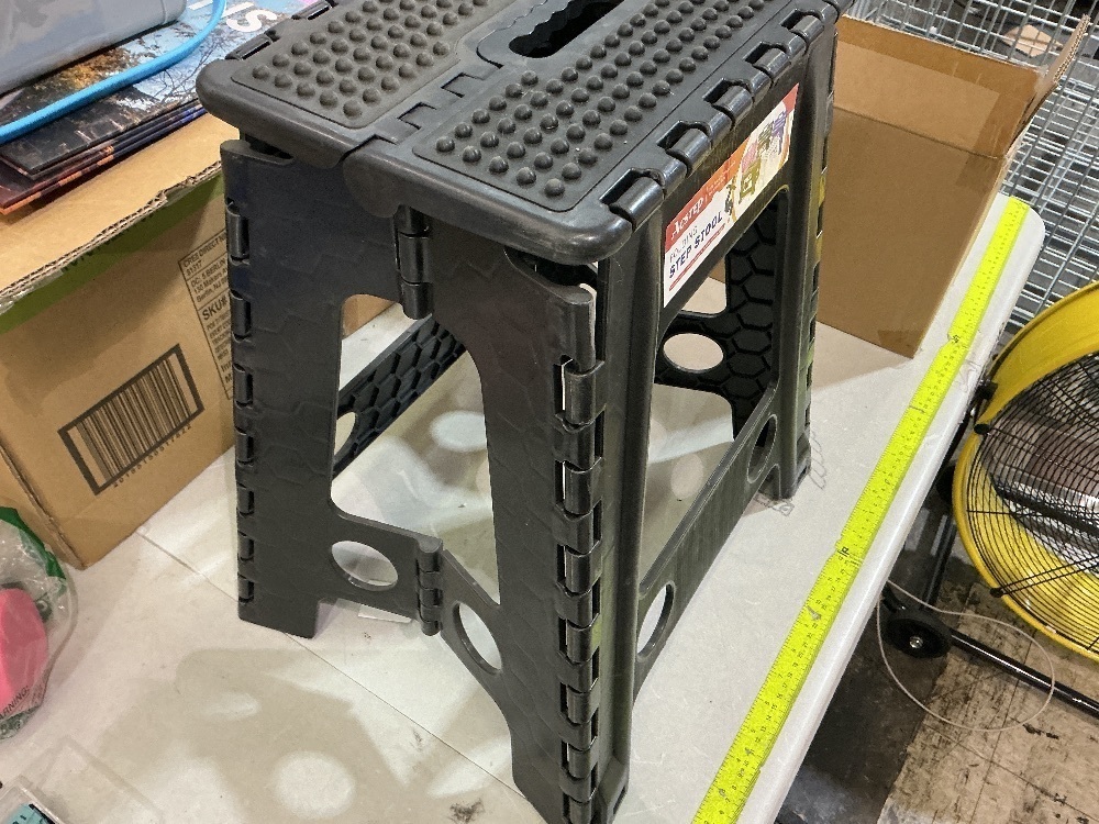 ACSTEP Folding Step Stool 16 Inch Heavy Duty Step Stool Foldable for Adults and Kids, Collapsible Stepping Stool with Handle, Non Slip Folding Stools for... - Image 2 - Lot 2