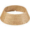 Woven Hyacinth Christmas Holiday Tree Collar - 36in - Lot 12