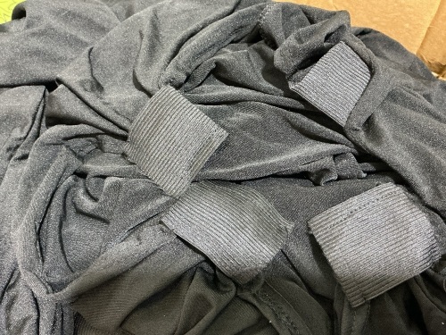 (48) MAGALO Black Spandex Spandex Folding Waterproof Chair Covers - Lot 51