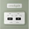 Crock-Pot Locking Lid 6qt Cook and Carry Programmable Slow Cooker Moonshine Green-Dent on bottom - Thumbnail 2