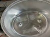 Crock-Pot Locking Lid 6qt Cook and Carry Programmable Slow Cooker Moonshine Green-Dent on bottom - Thumbnail 9