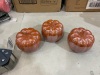 (3) Ceramic pumpkins - Thumbnail 1