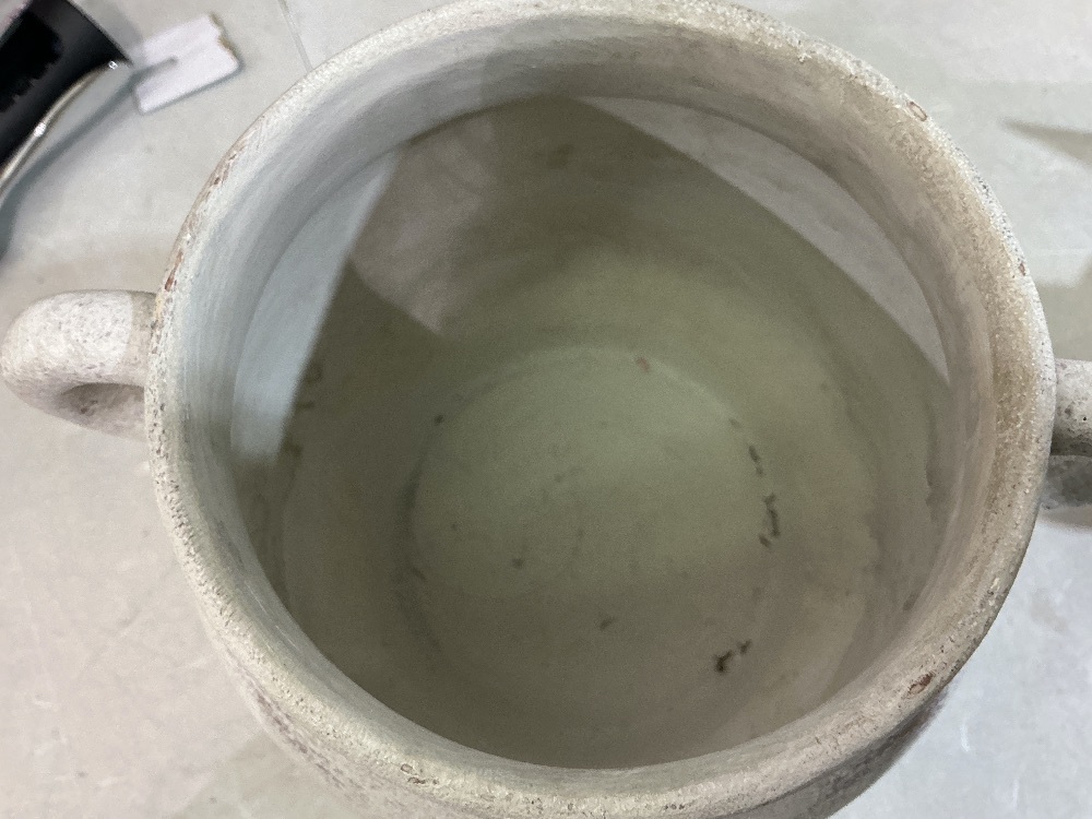 Threshold Stoneware vase with handles - Image 3 - Lot 59