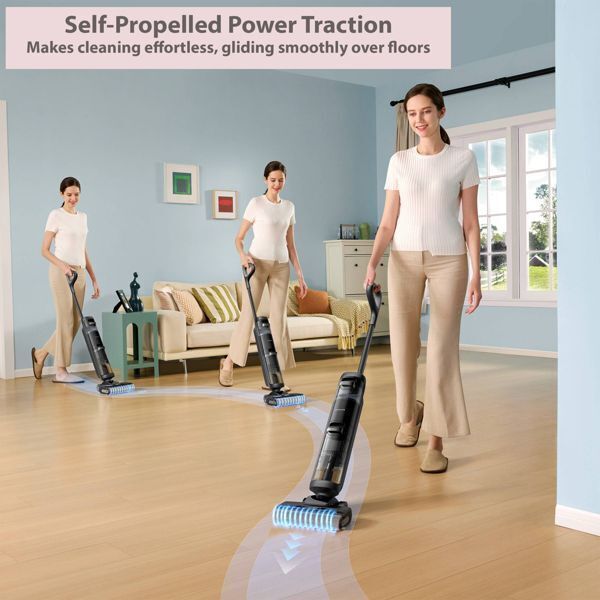 Dreame K20 Pro Wet and Dry Vacuum Black: Self-Cleaning Brushroll, HEPA Filter, Rechargeable, 30 Min Run Time, Bagless - Image 3 - Lot 60