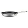 Cuisinart 12" Classic Stainless Ceramic Nonstick Skillet: Dishwasher-Safe, Stay-Cool Handle, Even-Heating, Silver w lid - Thumbnail 2
