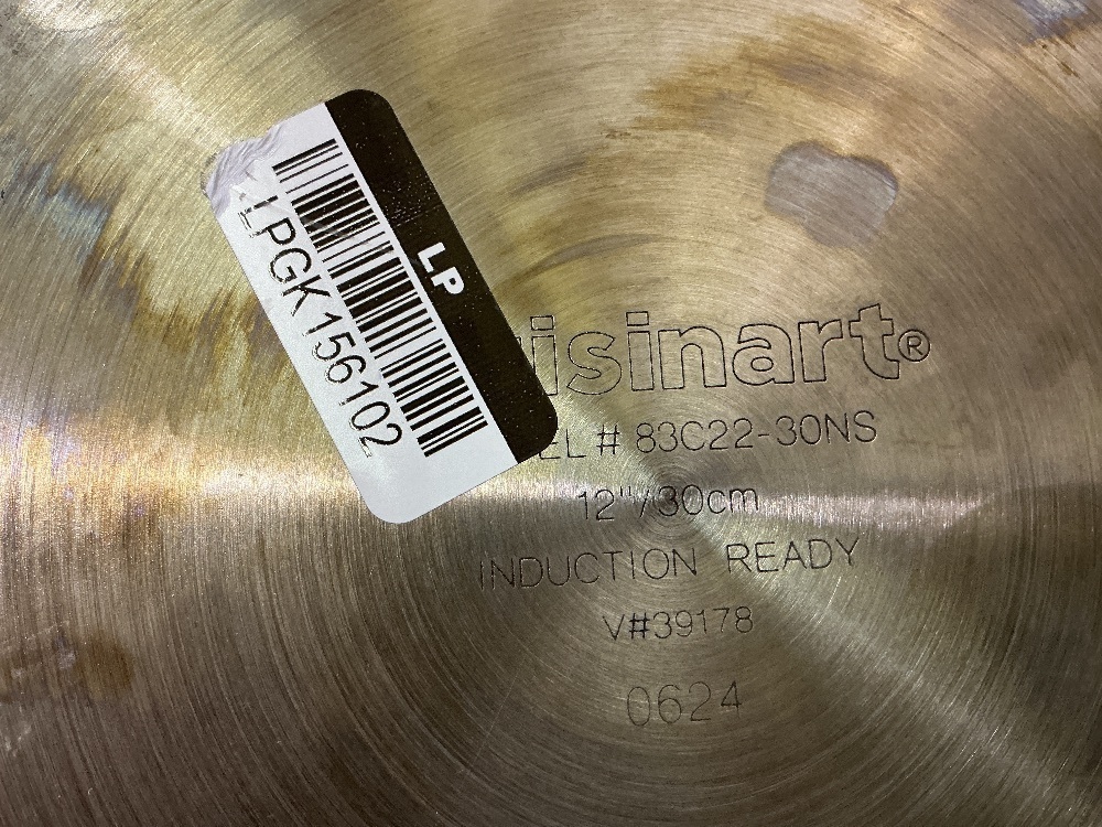 Cuisinart 12" Classic Stainless Ceramic Nonstick Skillet: Dishwasher-Safe, Stay-Cool Handle, Even-Heating, Silver w lid - Image 4 - Lot 61