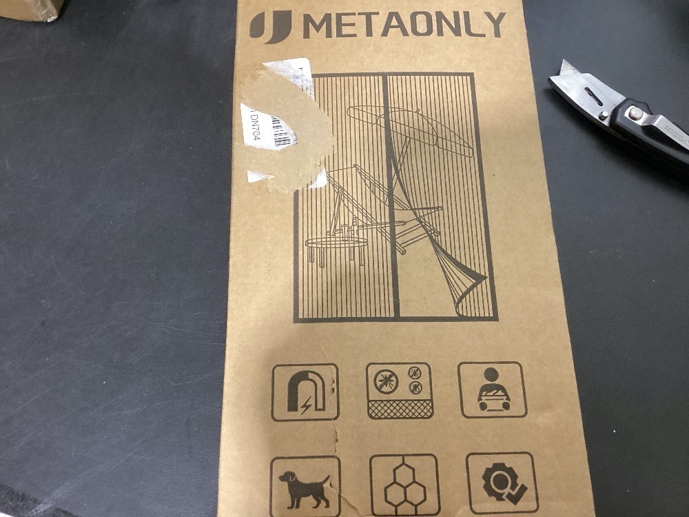 Magnetic Screen Door Fits Door Size 32" x 80", Actual Screen Size 34" x 81", Screen Door Mesh,Door Screen Magnetic Closure for Patio Door Enjoy Air Fresh-Black - Image 2 - Lot 67