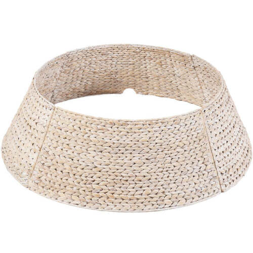 Woven Hyacinth Christmas Holiday Tree Collar - 42in - Lot 70