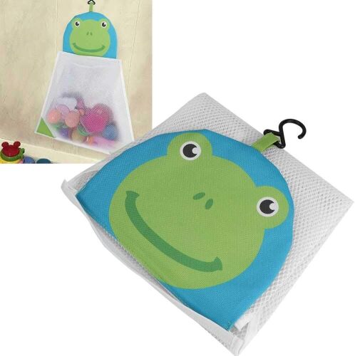 Weiyirot Bath Tub Toy Holder Basket, Mesh Bathroom Toys Mesh Toys Storage Net, Holder Basket Organizer Durable Storage Bag for Organizering Bathroom Stuffed Animal Baby(Green) - Lot 71
