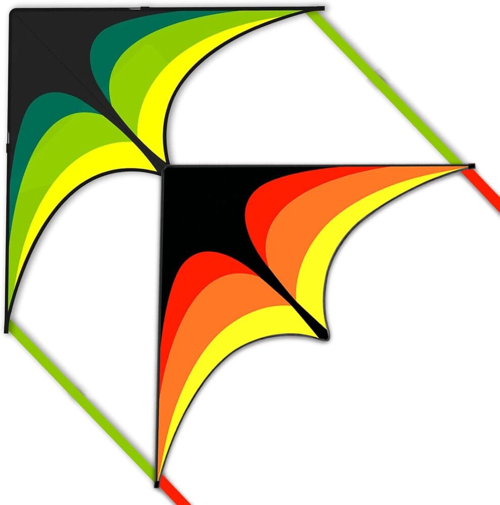 Mint's Colorful Life Delta Kite for Kids & Adults, Extremely Easy to Fly Kite, Best Kites for Beginner 2pack - Image 1 - Lot 74