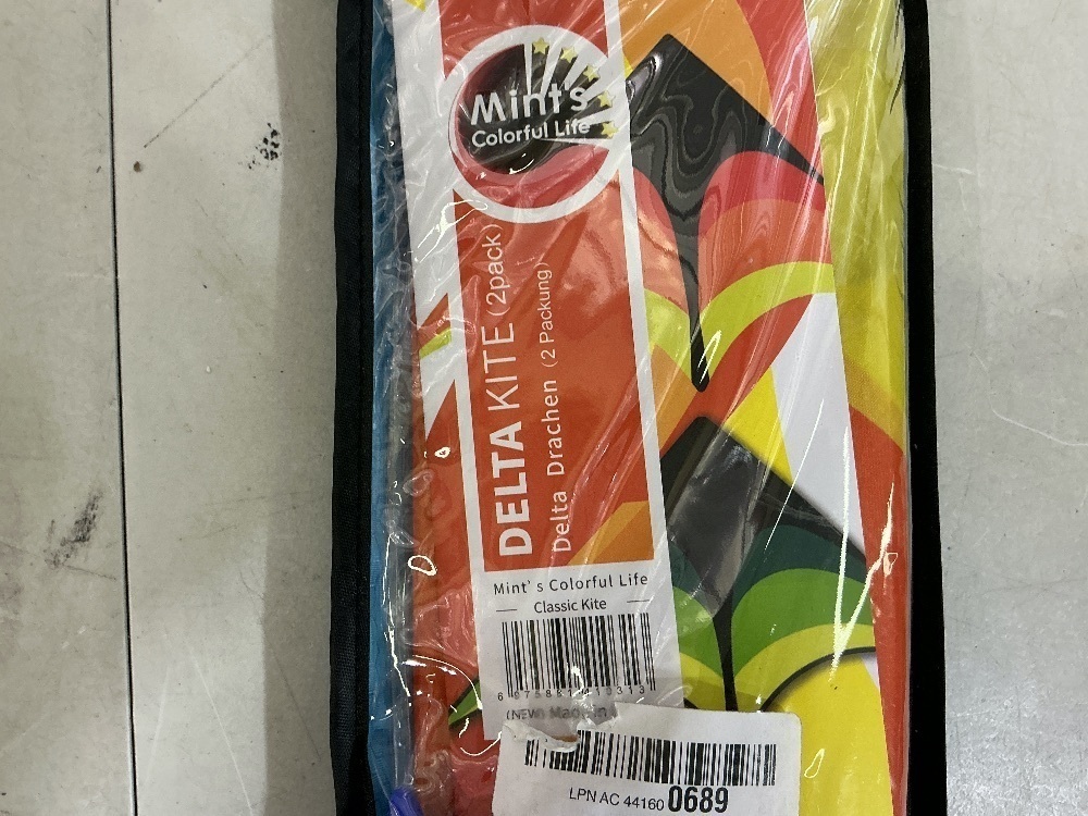 Mint's Colorful Life Delta Kite for Kids & Adults, Extremely Easy to Fly Kite, Best Kites for Beginner 2pack - Image 4 - Lot 74