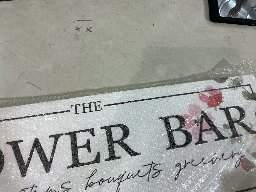 "The Flower Bar" decorative metal sign - Image 6 - Lot 87