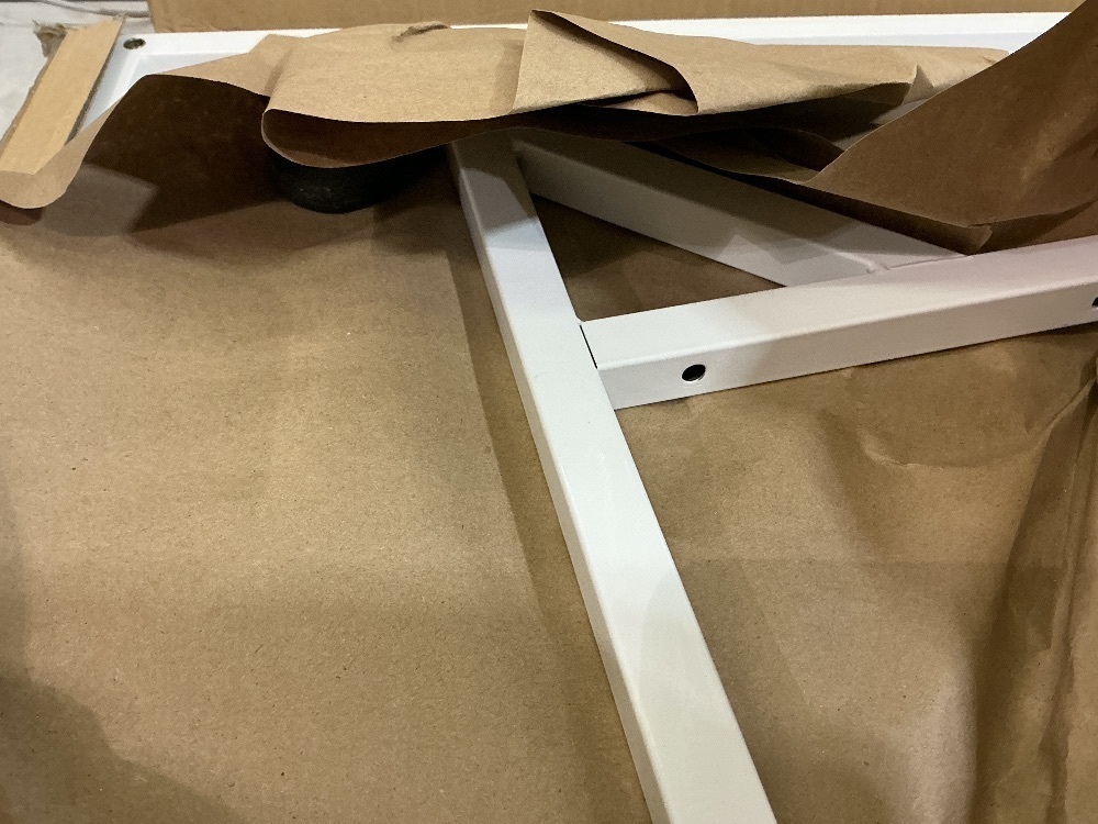 24" X70" Pegboard with Extra 30 Hooks, Metal Pegboard Display Stand with Wheels, Display Rack with Heavy-Duty T-Base for Vendors & Retail, White - Image 4 - Lot 90