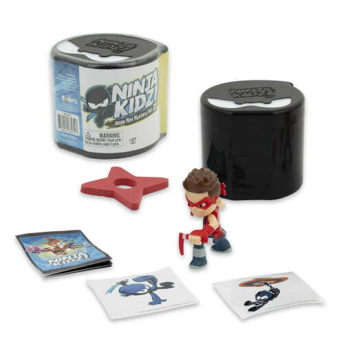 Ninja Kidz Mini Mystery Set – Brand New Mini Mystery Set with 5 Toys Inside - Lot 114
