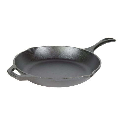 Lodge 10 Inch Cast Iron Skillet - Chef Collection - Pre-Seasoned Cast Iron Pan - Cooking Skillet for Frying, Searing & More - Cast Iron Skillets - Kitchen Essentials - Lot 115