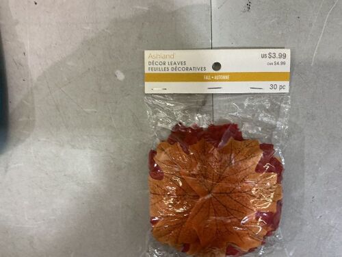 Ash Bag decor Leaves 30 pieces a bag 12 bags in the box - Lot 121
